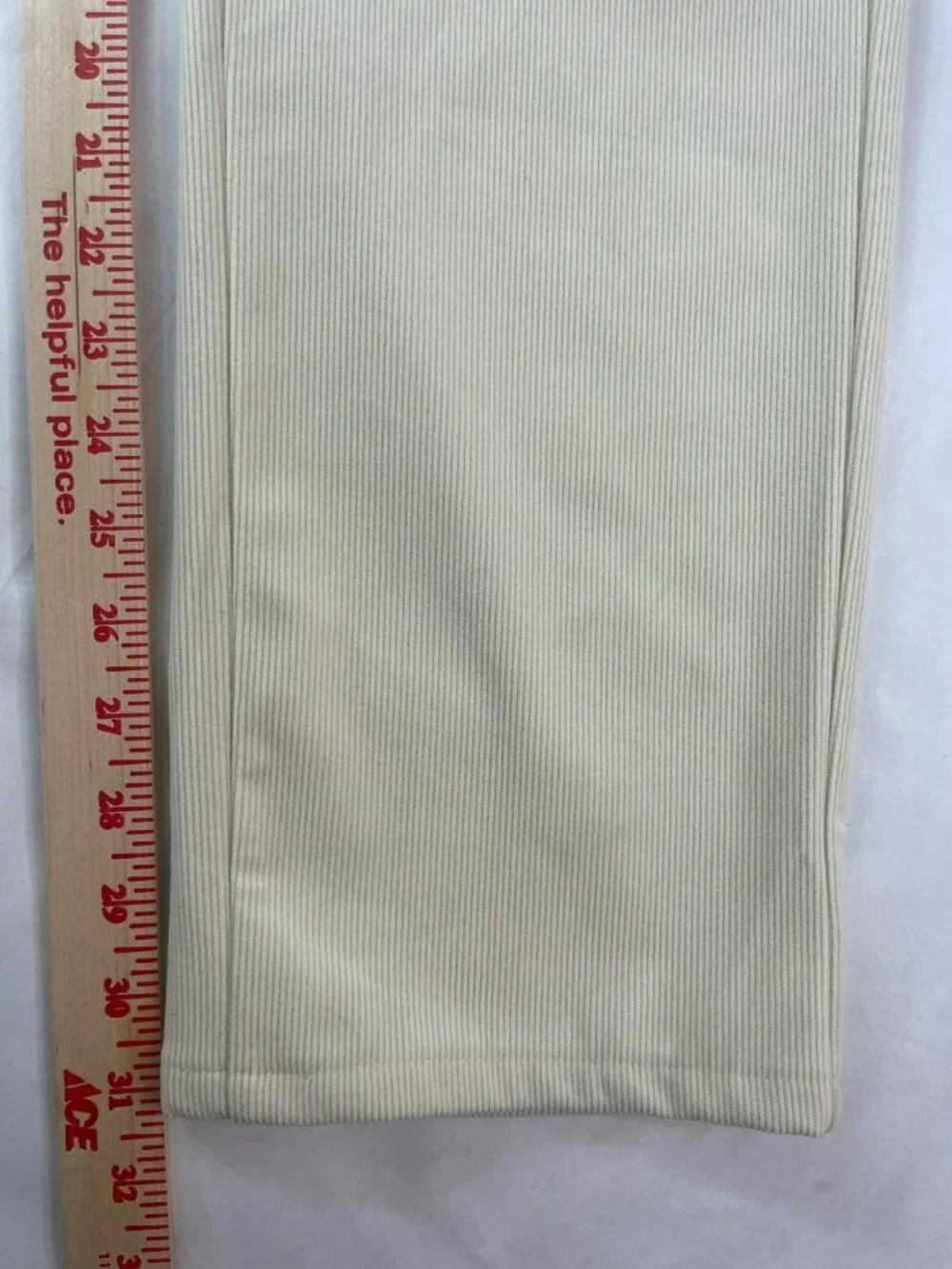 J. Hillburn Corduroy Beige Pants 5 Pockets Men's Size 35x31 NEW - Picture 8 of 9